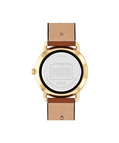 COACH Elliot Women's Watch | Elegant and Sophisticated Style Combined | Premium Quality Timepiece for Everyday Wear | Water Resistant - 3 ATM/30 Meters