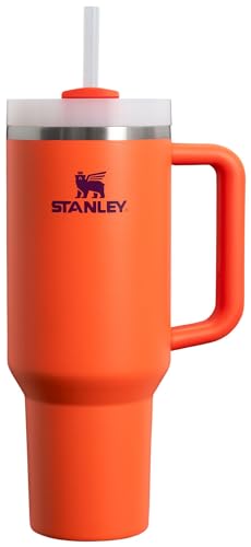 Stanley Quencher H2.0 FlowState Stainless Steel Vacuum Insulated Tumbler with Lid and Straw for Water, Iced Tea or Coffee, Smoothie and More, Fuchsia, 40oz