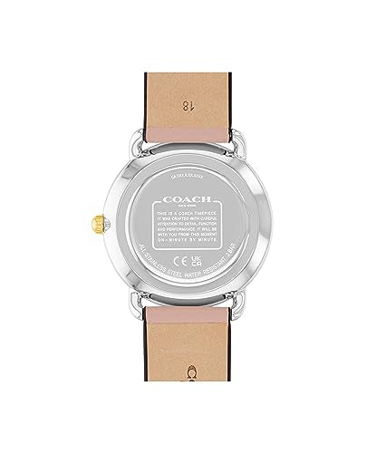 COACH Elliot Women's Watch | Elegant and Sophisticated Style Combined | Premium Quality Timepiece for Everyday Wear | Water Resistant - 3 ATM/30 Meters