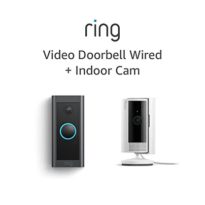 Ring Indoor Cam (2nd Gen) | latest generation, 2023 release | 1080p HD Video & Color Night Vision, Two-Way Talk, and Manual Audio & Video Privacy Cover | White