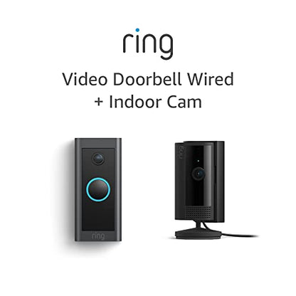 Ring Indoor Cam (2nd Gen) | latest generation, 2023 release | 1080p HD Video & Color Night Vision, Two-Way Talk, and Manual Audio & Video Privacy Cover | White