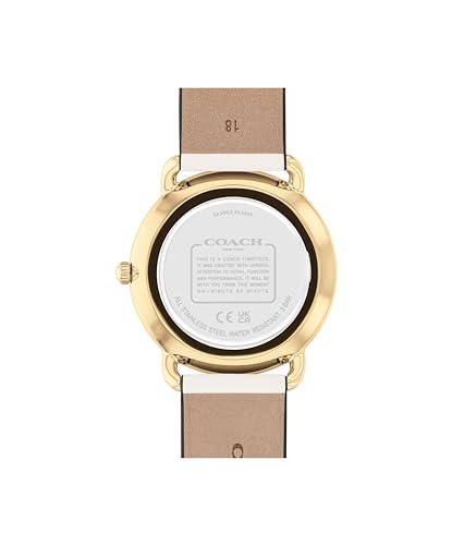 COACH Elliot Women's Watch | Elegant and Sophisticated Style Combined | Premium Quality Timepiece for Everyday Wear | Water Resistant - 3 ATM/30 Meters