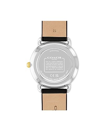 COACH Elliot Women's Watch | Elegant and Sophisticated Style Combined | Premium Quality Timepiece for Everyday Wear | Water Resistant - 3 ATM/30 Meters