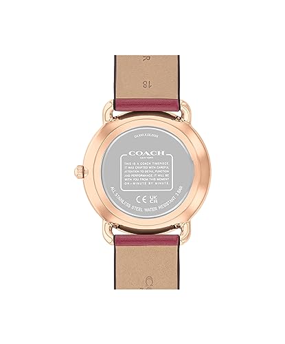 COACH Elliot Women's Watch | Elegant and Sophisticated Style Combined | Premium Quality Timepiece for Everyday Wear | Water Resistant - 3 ATM/30 Meters