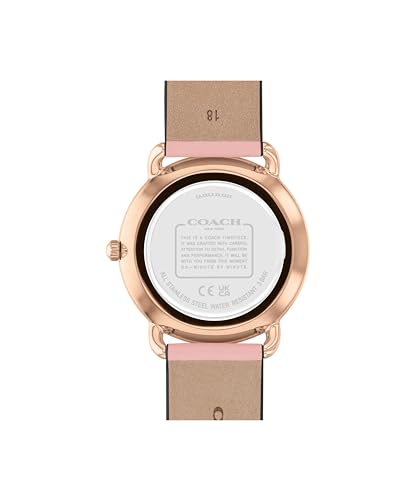 COACH Elliot Women's Watch | Elegant and Sophisticated Style Combined | Premium Quality Timepiece for Everyday Wear | Water Resistant - 3 ATM/30 Meters