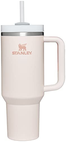 Stanley Quencher H2.0 FlowState Stainless Steel Vacuum Insulated Tumbler with Lid and Straw for Water, Iced Tea or Coffee, Smoothie and More, Fuchsia, 40oz