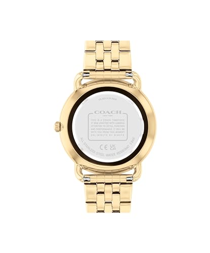 COACH Elliot Women's Watch | Elegant and Sophisticated Style Combined | Premium Quality Timepiece for Everyday Wear | Water Resistant - 3 ATM/30 Meters