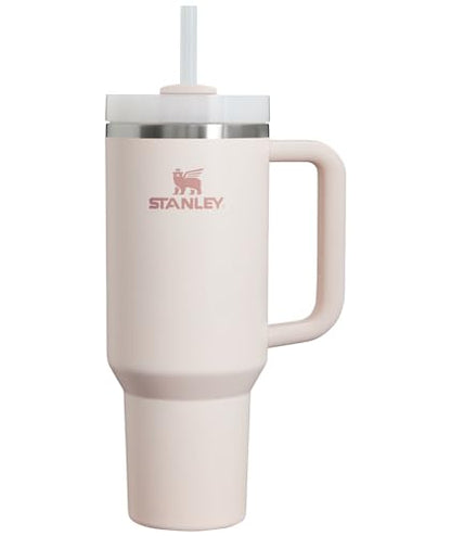 Stanley Quencher H2.0 FlowState Stainless Steel Vacuum Insulated Tumbler with Lid and Straw for Water, Iced Tea or Coffee, Smoothie and More, Fuchsia, 40oz