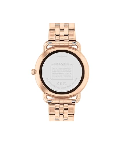 COACH Elliot Women's Watch | Elegant and Sophisticated Style Combined | Premium Quality Timepiece for Everyday Wear | Water Resistant - 3 ATM/30 Meters