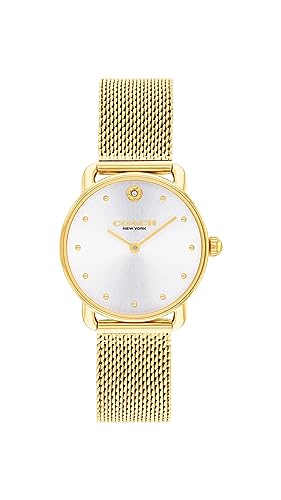 COACH Elliot Women's Watch | Elegant and Sophisticated Style Combined | Premium Quality Timepiece for Everyday Wear | Water Resistant - 3 ATM/30 Meters