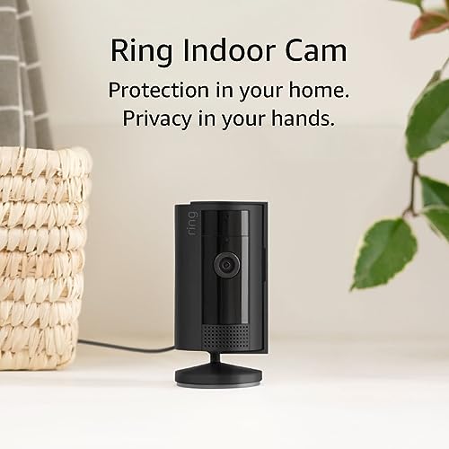 Ring Indoor Cam (2nd Gen) | latest generation, 2023 release | 1080p HD Video & Color Night Vision, Two-Way Talk, and Manual Audio & Video Privacy Cover | White