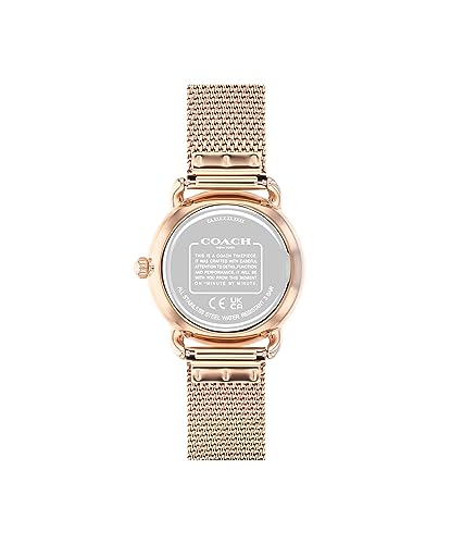 COACH Elliot Women's Watch | Elegant and Sophisticated Style Combined | Premium Quality Timepiece for Everyday Wear | Water Resistant - 3 ATM/30 Meters