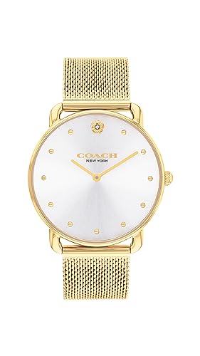 COACH Elliot Women's Watch | Elegant and Sophisticated Style Combined | Premium Quality Timepiece for Everyday Wear | Water Resistant - 3 ATM/30 Meters