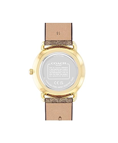 COACH Elliot Women's Watch | Elegant and Sophisticated Style Combined | Premium Quality Timepiece for Everyday Wear | Water Resistant - 3 ATM/30 Meters