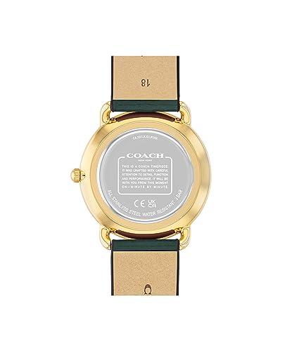 COACH Elliot Women's Watch | Elegant and Sophisticated Style Combined | Premium Quality Timepiece for Everyday Wear | Water Resistant - 3 ATM/30 Meters