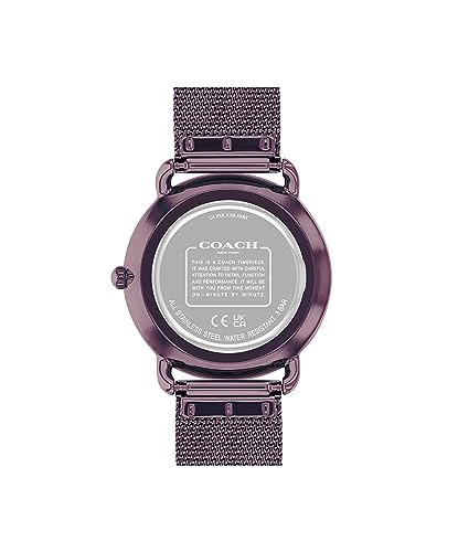 COACH Elliot Women's Watch | Elegant and Sophisticated Style Combined | Premium Quality Timepiece for Everyday Wear | Water Resistant - 3 ATM/30 Meters