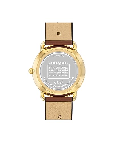 COACH Elliot Women's Watch | Elegant and Sophisticated Style Combined | Premium Quality Timepiece for Everyday Wear | Water Resistant - 3 ATM/30 Meters