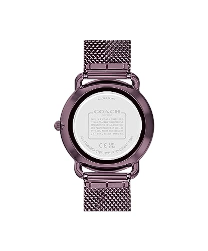 COACH Elliot Women's Watch | Elegant and Sophisticated Style Combined | Premium Quality Timepiece for Everyday Wear | Water Resistant - 3 ATM/30 Meters